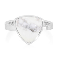 Bague en argent et Howlite