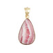 Rhodochrosite Silver Pendant (Bali Barong)
