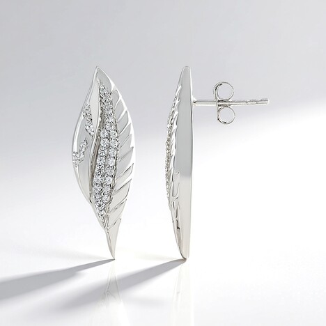 Orecchini in argento con Zircone (de Melo Essence)
