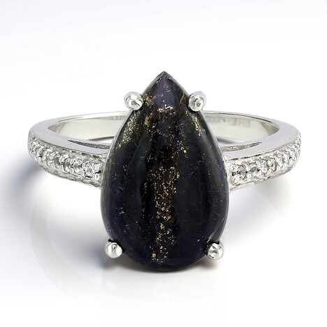 Anello in argento con Apache Gold Stone