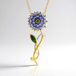 Collana in argento con Tanzanite (Gems en Vogue)