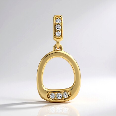 Ciondolo in oro con Diamante SI1 (G) (Annette)