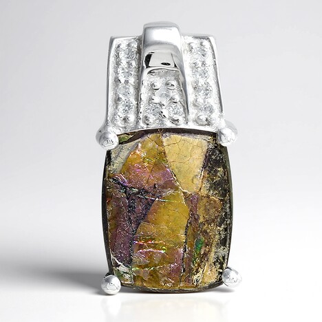 Ciondolo in argento con Ammolite