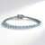 Bracelet en argent et Zircon de Ratanakiri