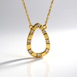 Collana in argento con Diamante Champagne I2 (de Melo Essence)