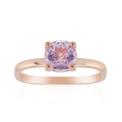 Anello in argento con Kunzite