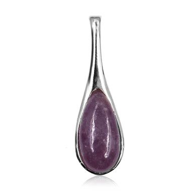 Ciondolo in argento con Lepidolite