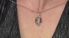 Zilveren hanger met een I2 Champagne Diamant (Ornaments by de Melo)