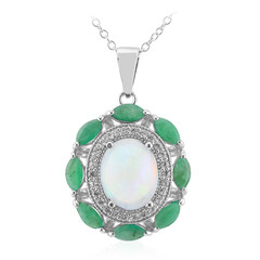 Collana in argento con Opale di Welo