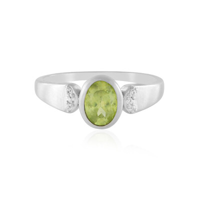 Sphene Silver Ring
