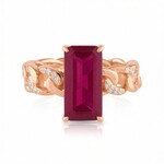 Anillo en plata con Rubí de Madagascar (de Melo Essence)