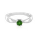 Anello in argento con Diopside Russo