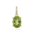 9K Peridot Gold Pendant