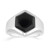 Bague en argent et Onyx noir