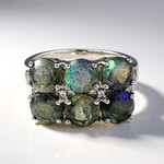 Anello in argento con Spectrolite
