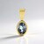 Ciondolo in argento con Tanzanite (non riscaldata)