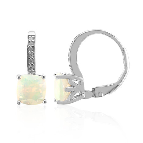 Pendientes en plata con Ópalo de Welo