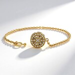 Bracciale in argento con Diamante SI1 (G) (Annette)