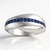 Bague en argent et Saphir Bleu de Tuléar (de Melo Essence)
