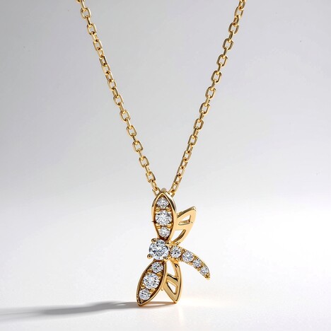 Collana in oro con Diamante SI2 (H) (CIRARI)