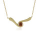 Collier en or et Diamant rouge VS1