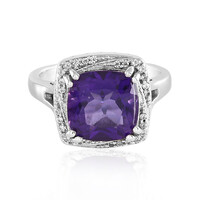 Anello in argento con Ametista del Marocco