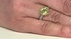 Zilveren ring met een limoen citrien (Adela Silber)