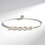Bracciale in argento con Perla d'Acqua Dolce Bianca
