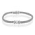 Platin-Akoya-Perlen-Silberarmband (Nan Collection)