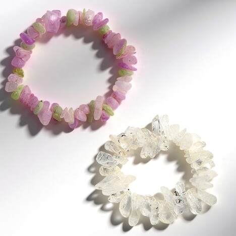 Bracciale con Quarzo Bianco