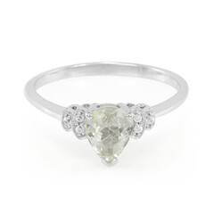 Cuprian Tourmaline Silver Ring