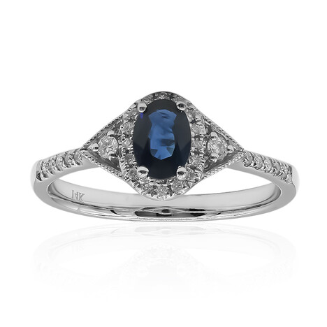 Ceylon-Saphir-Goldring (CIRARI)