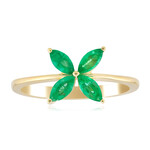 Gouden ring met Nova Era smaragden (de Melo Gold)