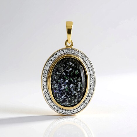 Ciondolo in argento con Opale Leopardo