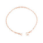 Silber-Ankerkette - 1,85 g - 50 cm - rosévergoldet