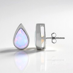 Orecchini in argento con Opale di Welo