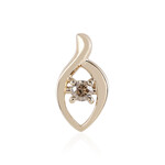 Ciondolo in oro con Diamante Cioccolato I1