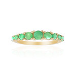 Anello in argento con Smeraldo Brasiliano