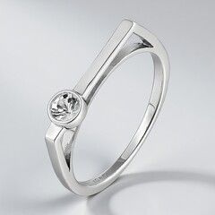 Anello in argento con Danburite