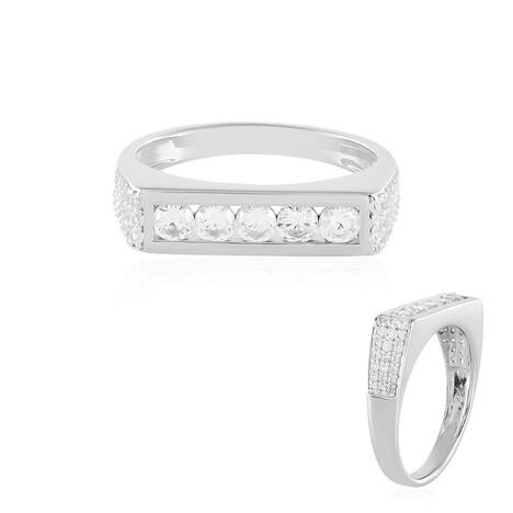 Anillo en plata con Zircón (de Melo Essence)