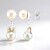 Orecchini in argento con Perla Akoya Blu Platino (TPC)