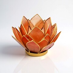 Accessorio in ottone con Conchiglia Capiz (Bali Barong)