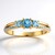 Anello in oro con Acquamarina Santa Maria