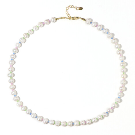 Collar en plata con Perla blanca Freshwater