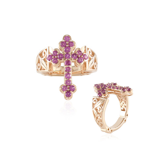 Rhodolith-Silberring (Dallas Prince Designs)