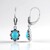 Orecchini in argento con Turchese (Desert Chic)