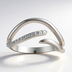 Anello in oro con Diamante I1 (H) (de Melo Gold)