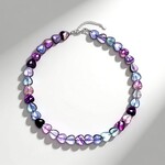 Collana in argento con Fluorite Bicolore