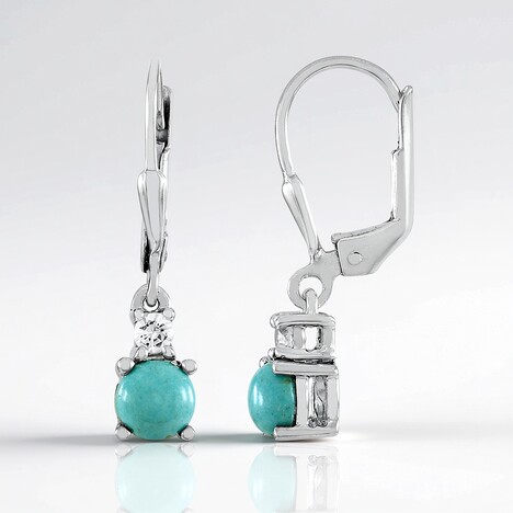 Orecchini in argento con Turchese Campitos