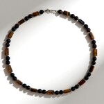 Collana in argento con Occhio di Tigre